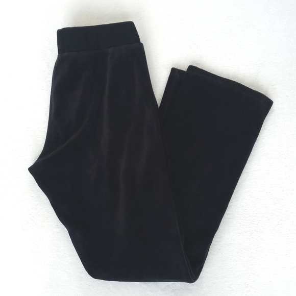 U.S. Polo Black Velour Sweatpants S - Picture 8 of 12